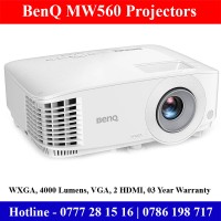 BenQ MW560 WXGA Projectors Sri Lanka Sale Price. 4600 Lumens High Brightness Projector