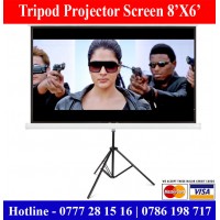 8X6 Tripod Projectors screens in Sri Lanka. Projector Screens sale Sri Lanka
