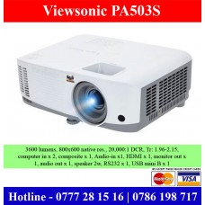 Viewsonic PA503S Projectors sale price Sri Lanka
