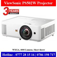 ViewSonic PS502W Short Throw Projector Price in Sri Lanka | 4000 Lumens WXGA