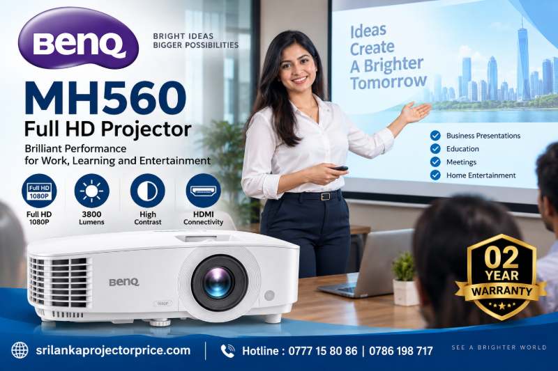 BenQ MH560 Projector Price in Sri Lnaka. FullHD Projector